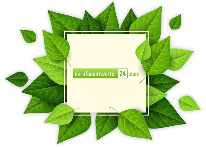 Nachhaltigkeits-Siegel von anrufbeantworter24.com