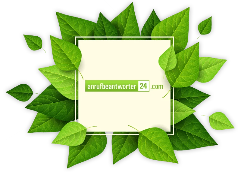 Nachhaltigkeits-Siegel von anrufbeantworter24.com
